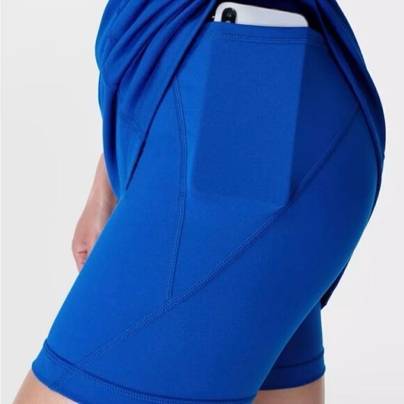 Sweaty Betty Power Workout Dress Lightning Blue-Brand New size 6 $118 - Picture 5 of 7